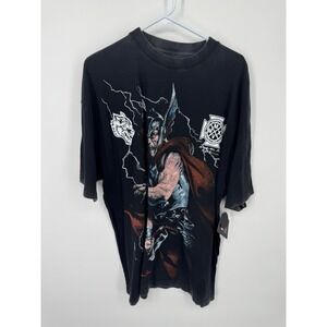 NWT Marvel Darc Sport Wolves Son of Odin Premium Tee Men's XL Black Short Sleeve